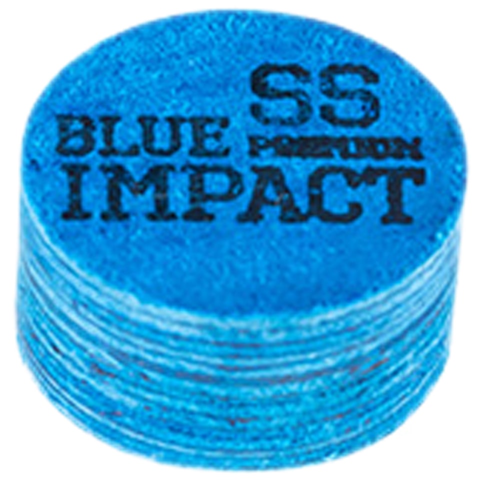 Navigator Blue Impact Billiard Cue Tip - Super Soft 14mm