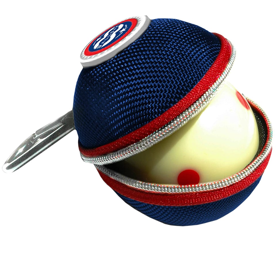 Ballsak Cue Ball Case - Red, White & Blue Sport