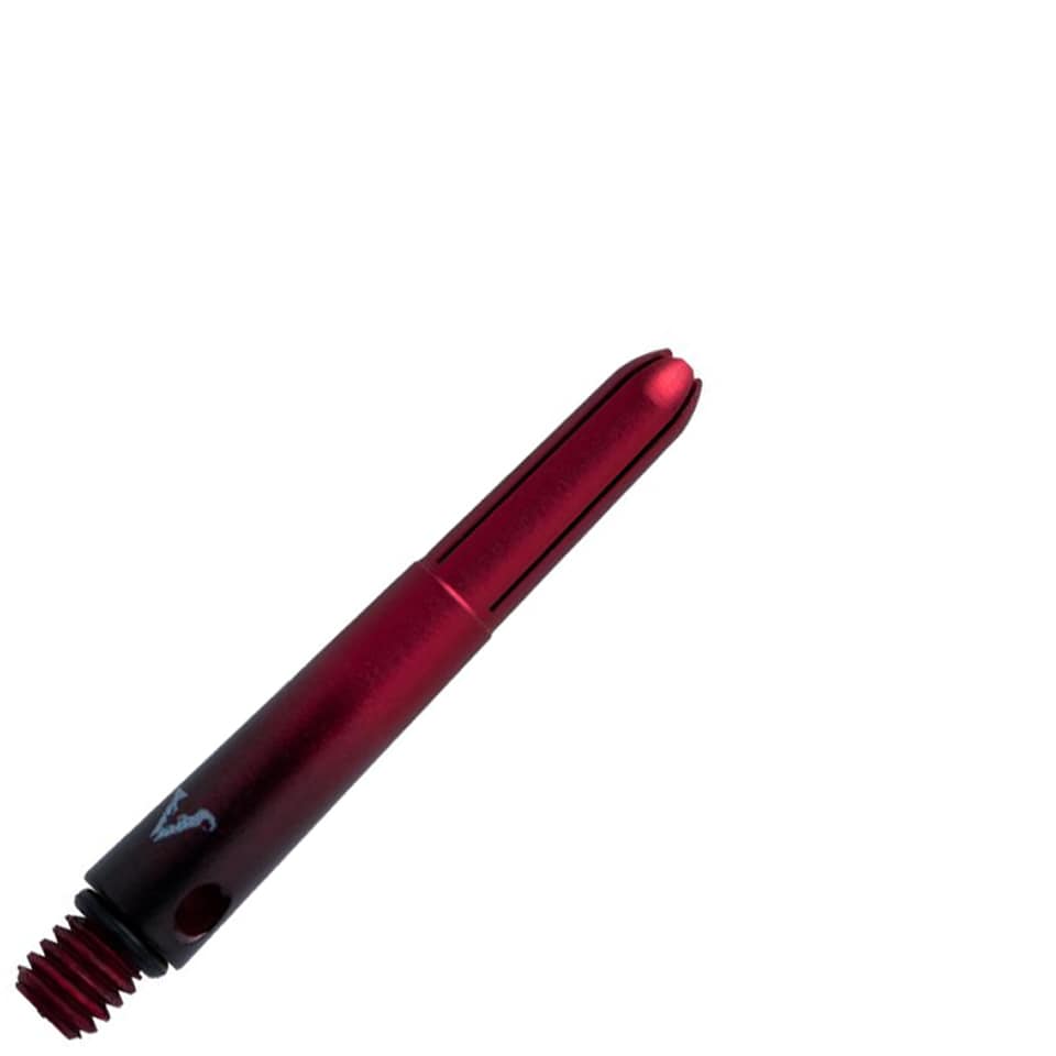 GLD Viperlock Aluminum Shade Dart Shafts - Short Red & Black