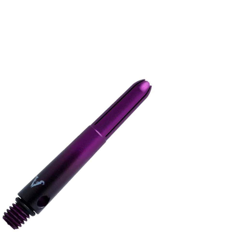 GLD Viperlock Aluminum Shade Dart Shafts - Short Purple & Black