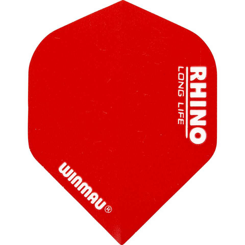 Winmau Rhino Dart Flights - Standard Red