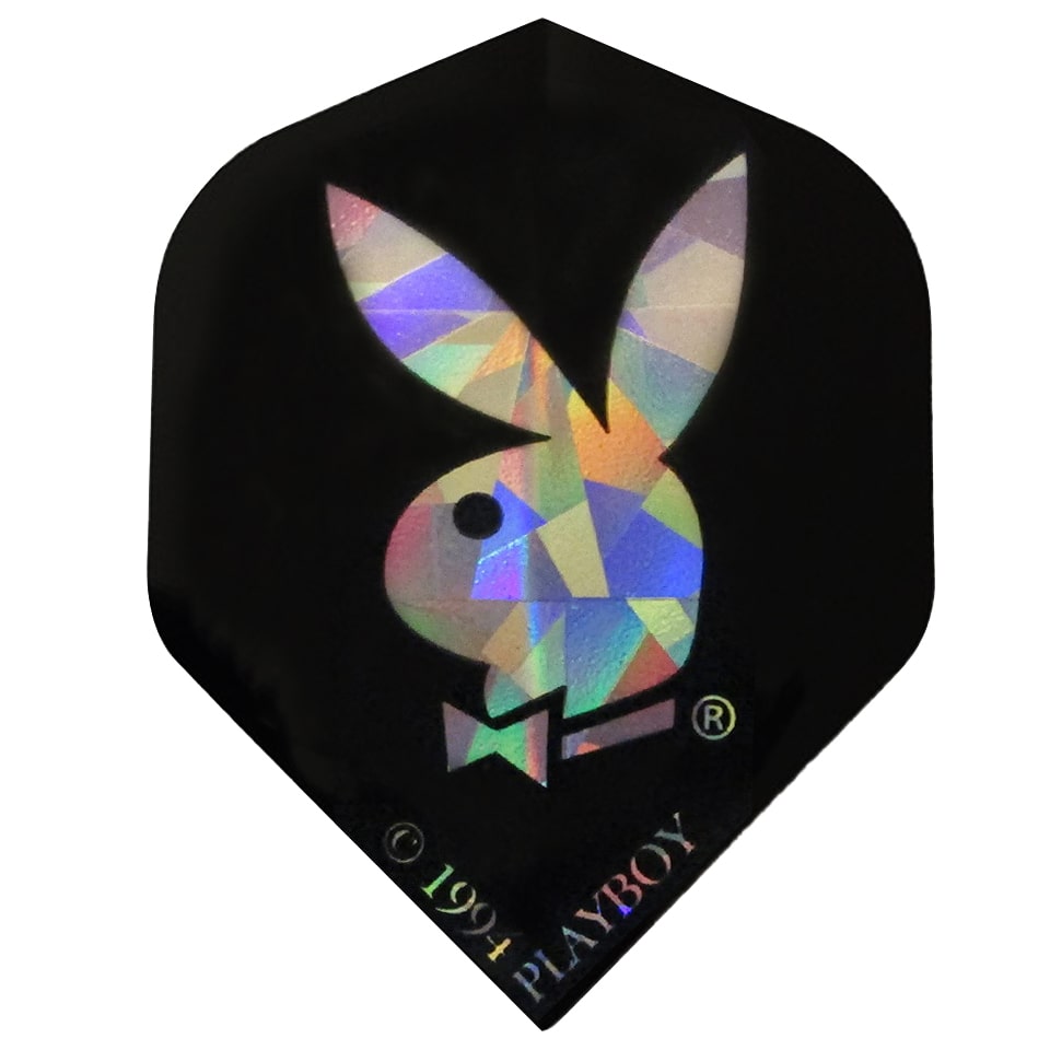 DMI Holographic Playboy Bunny Dart Flights - Standard Black