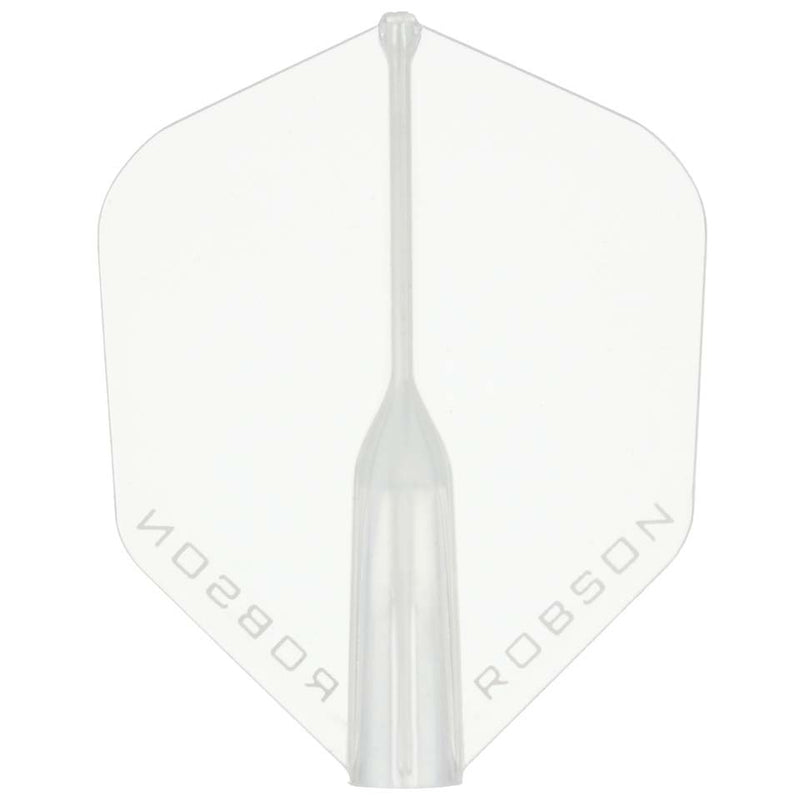 Robson Plus Crystal Dart Flights Shape Clear