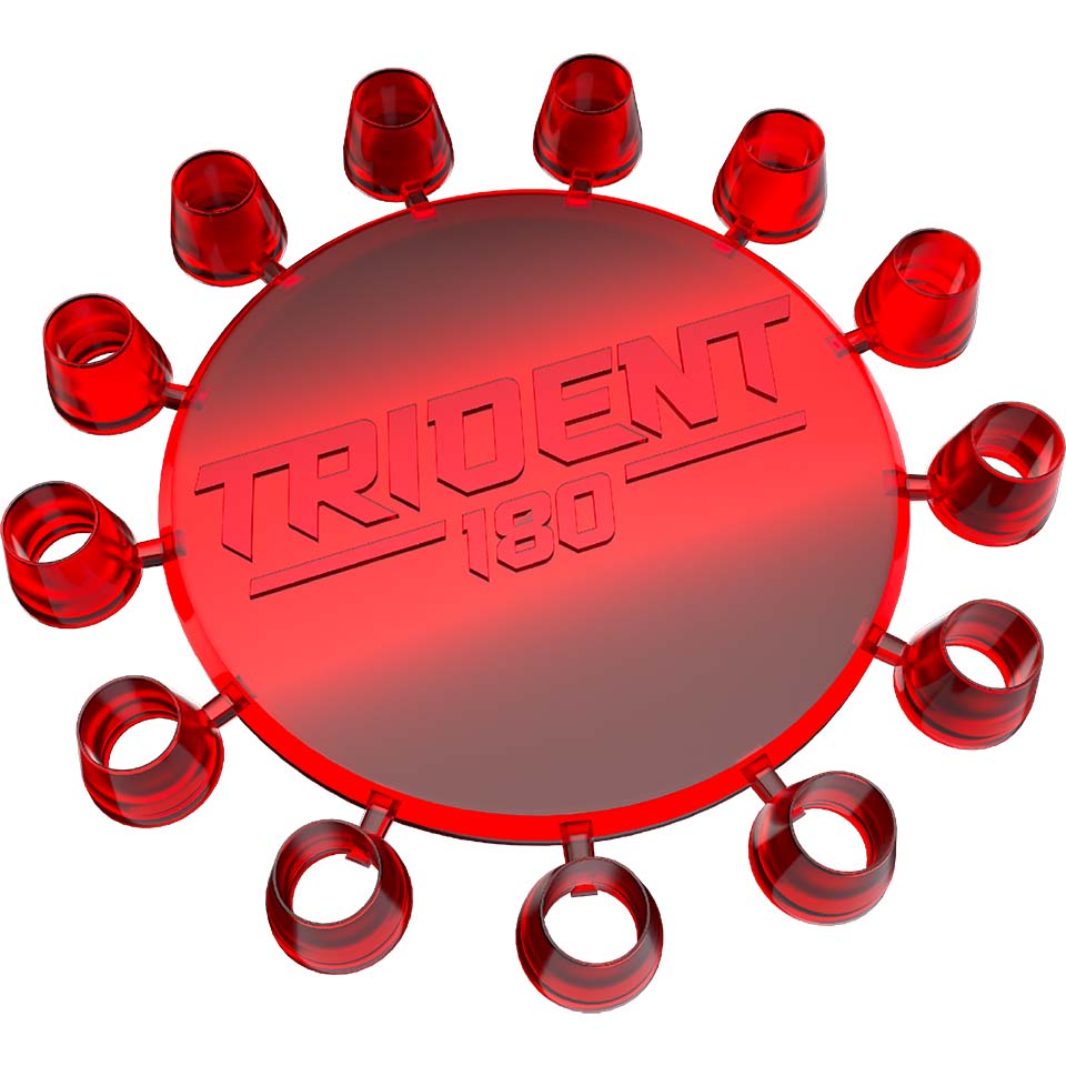 Trident 180 Point Guards - Red