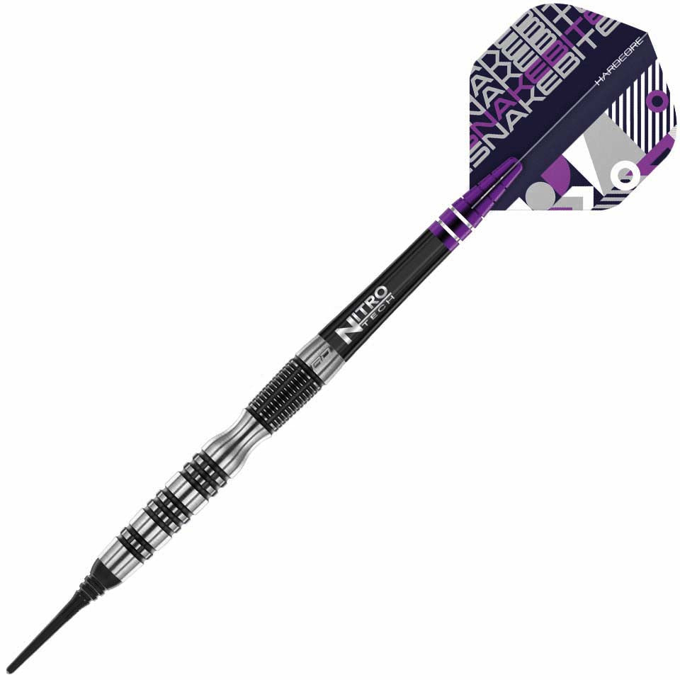 Red Dragon Peter Wright Black RacerSoft Tip Darts - 18gm