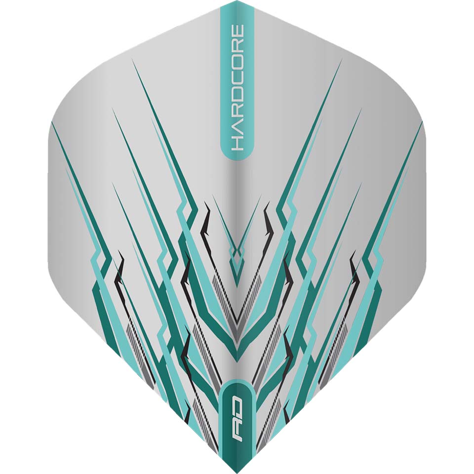 Red Dragon Hardcore Mohawk Dart Flights - Standard Light Blue