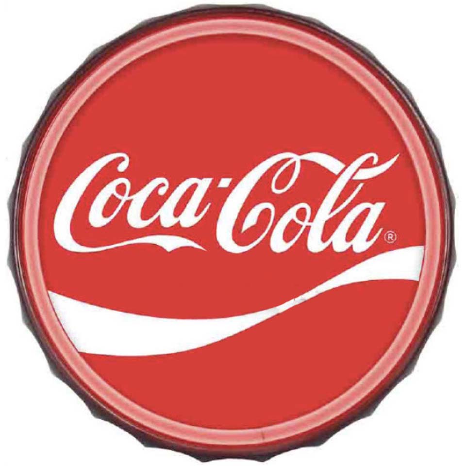 Coca Cola logo LED Sign - 12" x 12"