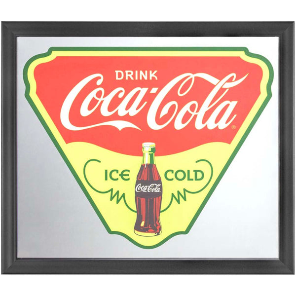 Coca Cola Mirror Glass Sign - 14