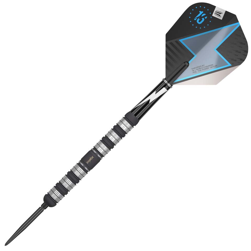 Target Phil Taylor Power Series 80 Swiss Point Steel Tip Darts - 23gm Black