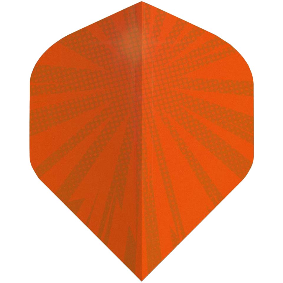 Deadeye Metro Flare Dart Flights - Standard Orange