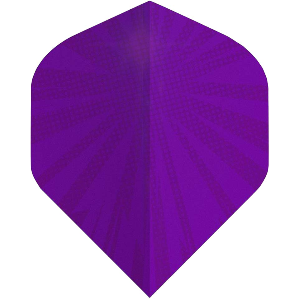 Deadeye Metro Flare Dart Flights - Standard Purple