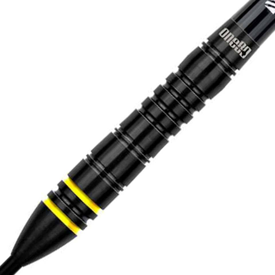 One80 Raise B Steel Tip Darts - 23gm Yellow