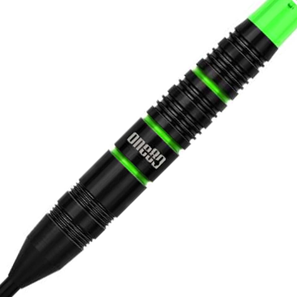 One80 Raise B Steel Tip Darts - 23gm Green