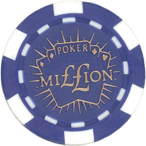 25 "Million" Poker Chips - Blue