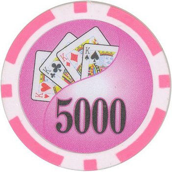 100 Yin Yang $5000.00 Poker Chips