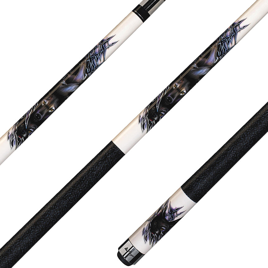 Players D Series Billiard Cue - Howling Wolves 20oz