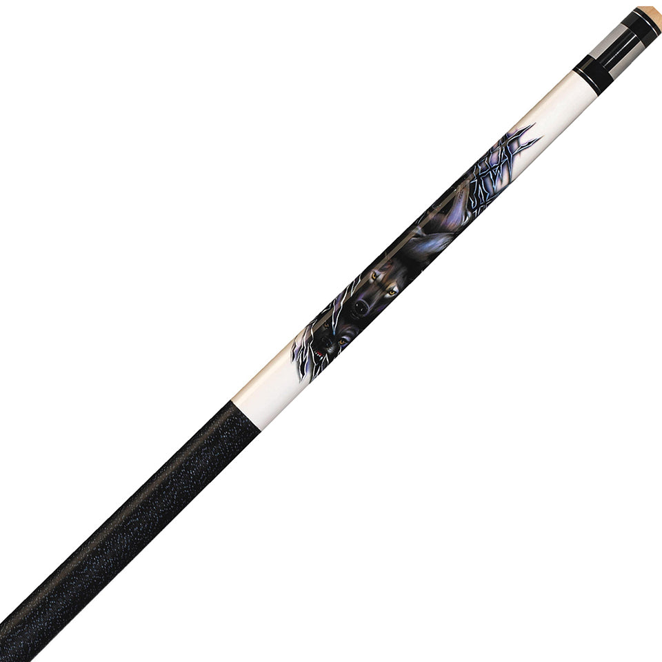 Players D Series Billiard Cue - Howling Wolves 19oz