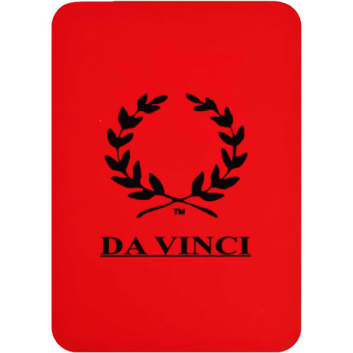 Small Deck Cut Card - Red With Davinci Logo