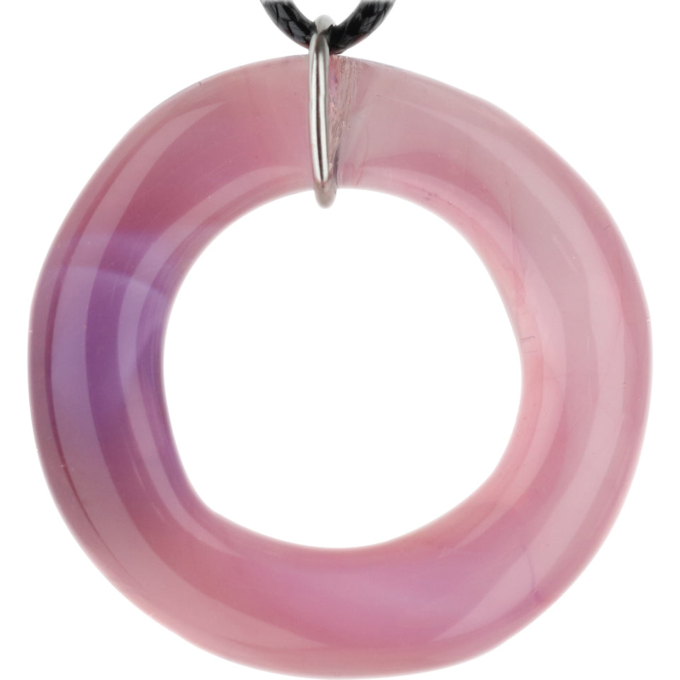 Lucky Blown Glass Dart Ring - Breast Cancer Awareness