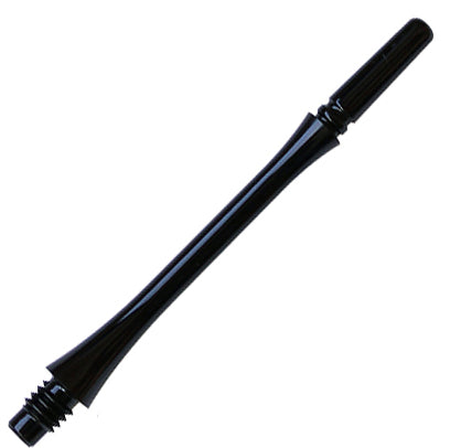 Fit Flight Gear Slim Spinning Dart Shafts - Super Medium #6 (35.0mm) Black