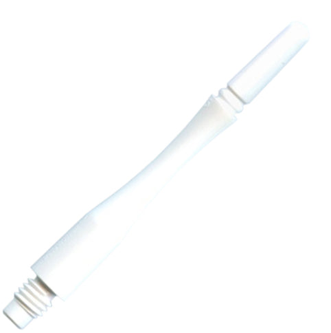 Fit Flight Gear Hybrid Spinning Dart Shafts - Super Medium #6 (35.0mm) White