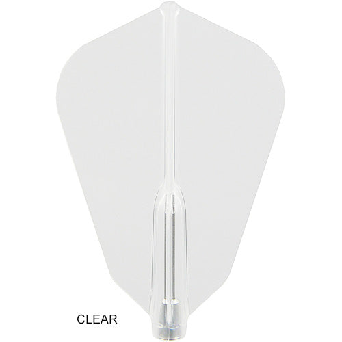 Fit Flight Air Dart Flights - Fantail Clear