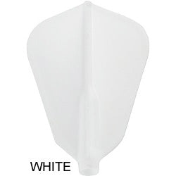 Fit Flight Air Dart Flights - Fantail White