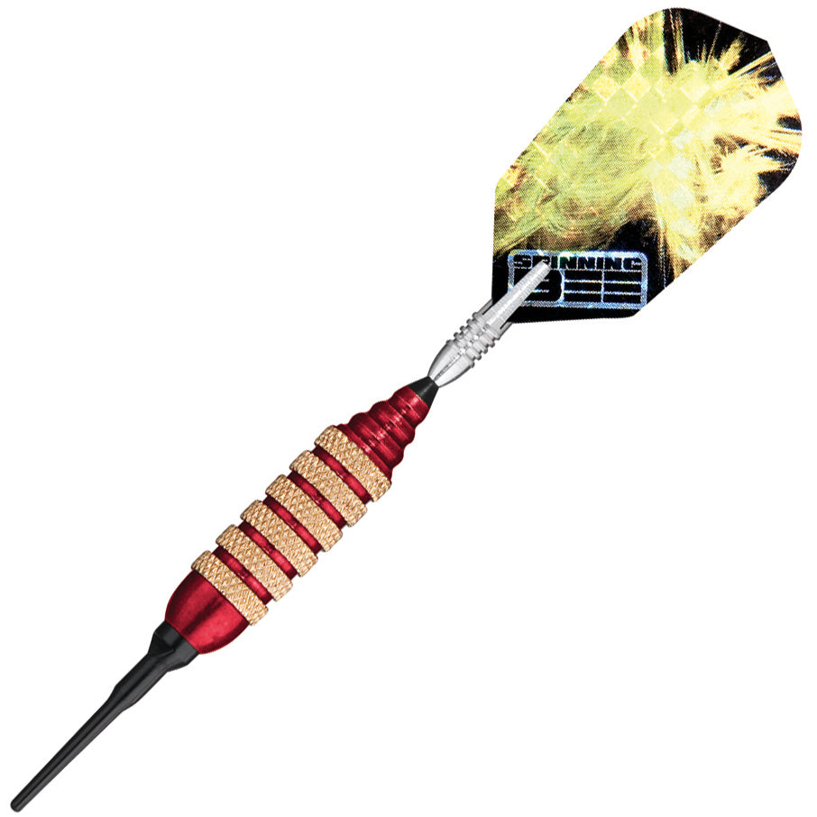GLD Spinning Bee Red Soft Tip Darts - 16gm
