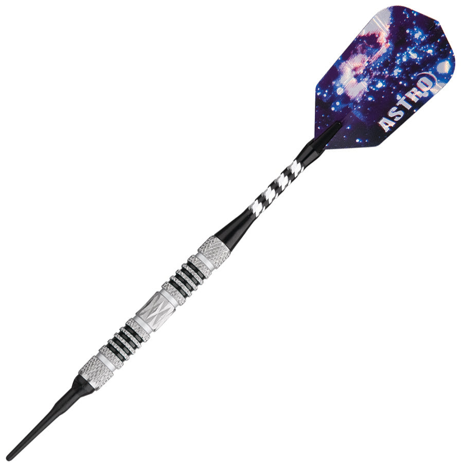 GLD Astro Tungsten Soft Tip Darts - Black 16gm