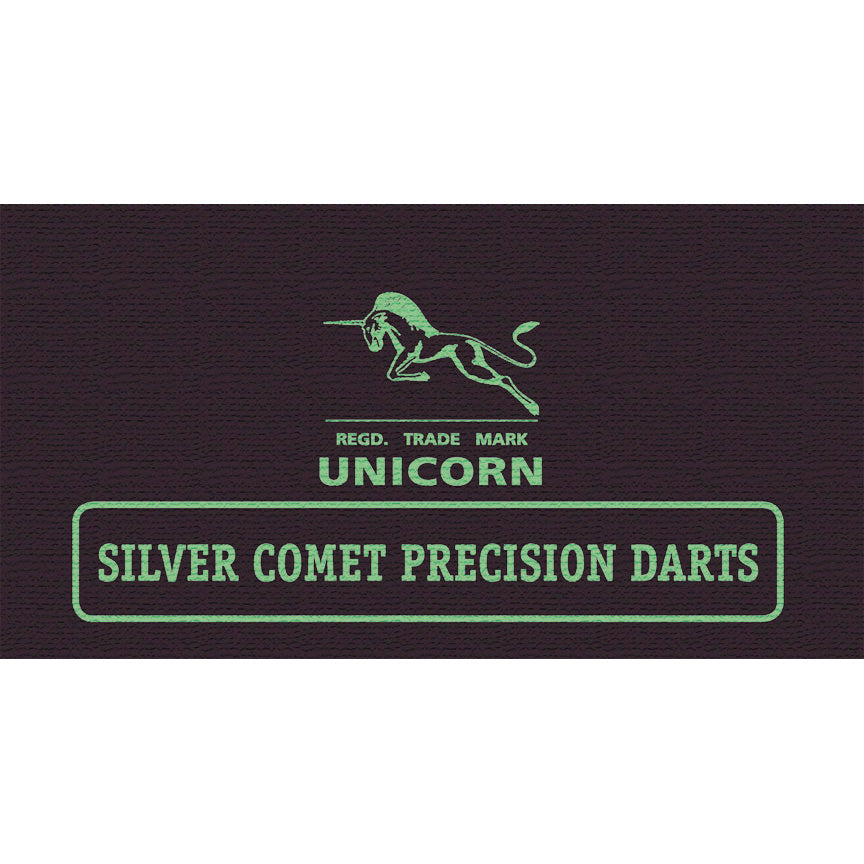 Unicorn Heritage 1937 Silver Comet Brass Steel Tip Darts - 21gm