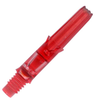 L-Style L-Shaft Silent Straight Dart Shafts - 130 XShort Clear Red