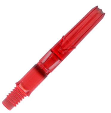 L-Style L-Shaft Silent Straight Dart Shafts - 190 Short Clear Red