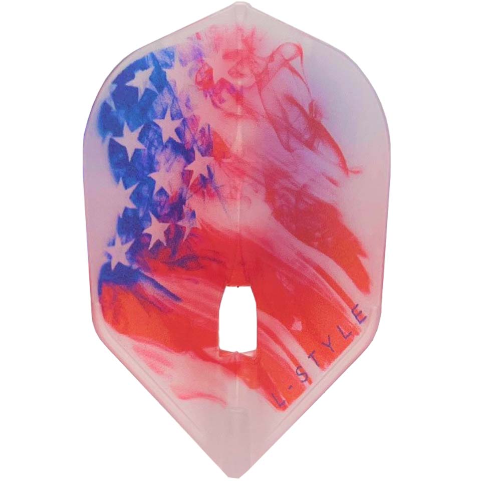 L-Style Pro American Flag V2 Dart Flights - L3 / Shape