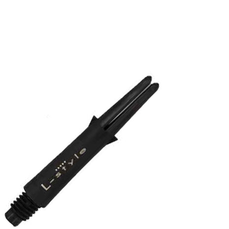 L-Style L-Shaft Carbon Locked Dart Shafts - 190 Short Black