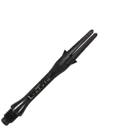 L-Style L-Shaft Carbon Locked Slim Dart Shafts - 300 Inbetween Black
