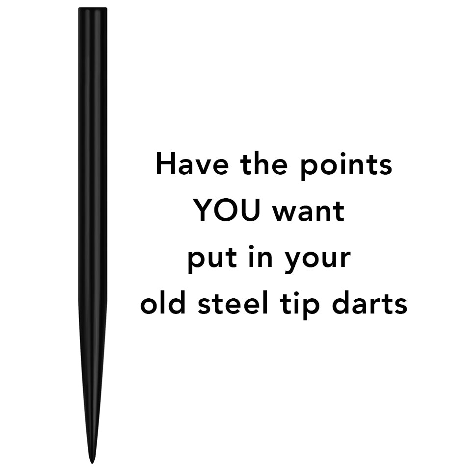 Labor To Replace Points On Old Darts Snapped Off At Barrel