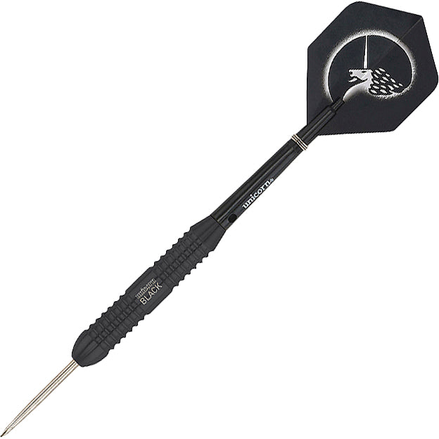 Unicorn Core Plus Black Brass Steel Tip Darts - 24gm